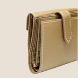 [French calf] <br>hookup wallet<br>color: taupe