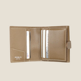 [French calf] <br>hookup wallet<br>color: taupe