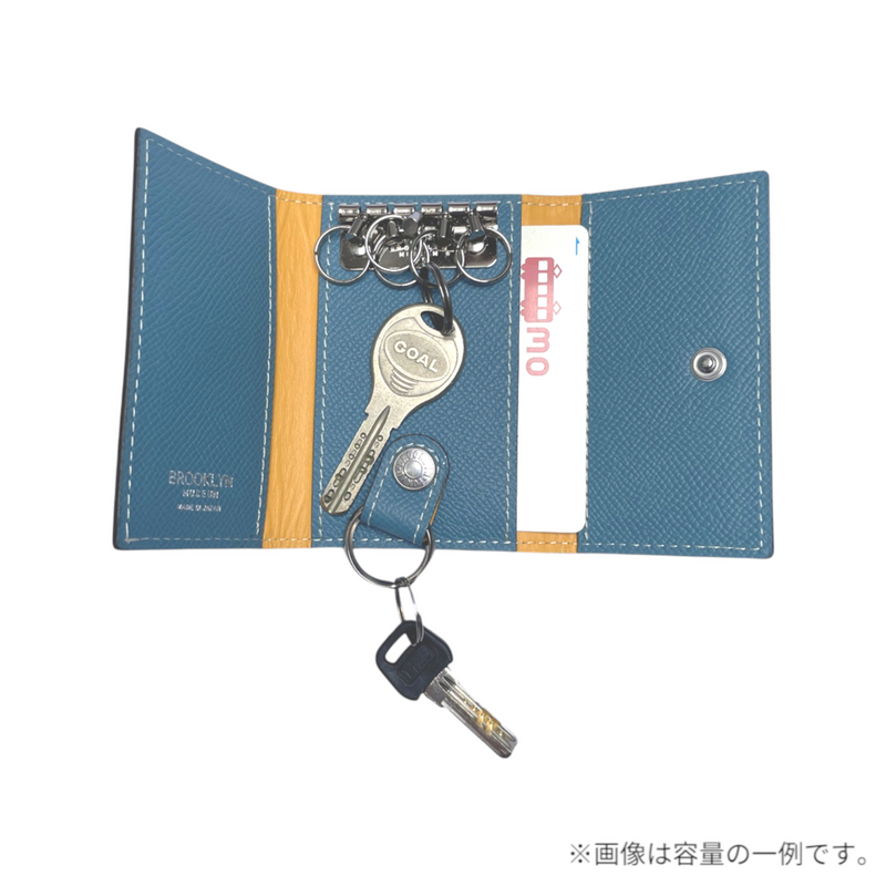 [French calf] <br>Key case<br>color: Mauve Pink