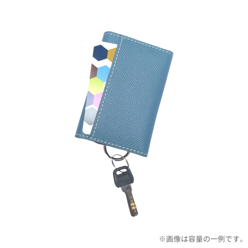 [French calf] <br>Key case<br>color: Tope