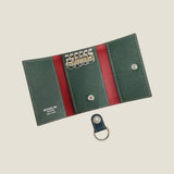 [French calf] <br>key case<br>color: dark green