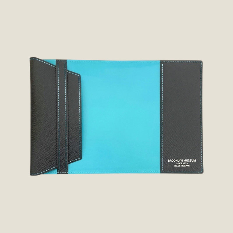 [フレンチカーフ] <br>ブックカバー<br>color：ネイビー