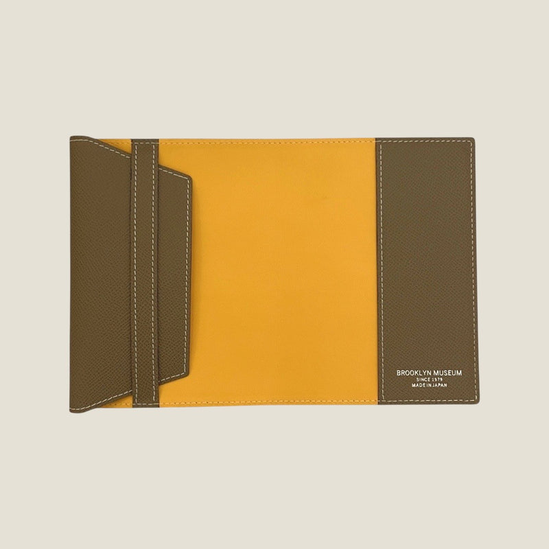 [フレンチカーフ] <br>ブックカバー<br>color：トープ