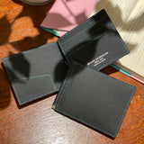 [French calf] <br>bill clip<br>color: navy