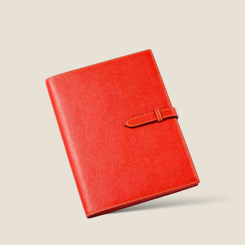 [Yamato] <br>A5 notebook cover<br>color: Red<br>【Build-to-order manufacturing】