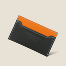 [Yamato] <br>Compact card case<br>Color: Navy x Orange<br>【Build-to-order manufacturing】