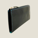 [Yamato] <br>L Zip long wallet<br>color: Navy