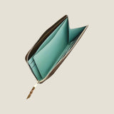 [Yamato] <br>L zip long wallet<br>color:olive<br>[Made to order]
