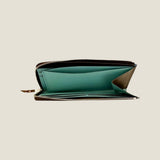 [Yamato] <br>L zip long wallet<br>color:olive<br>[Made to order]