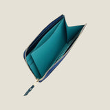 [Yamato] <br>L zip long wallet<br>color: midnight blue<br>[Made to order]