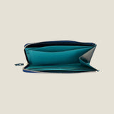 [Yamato] <br>L zip long wallet<br>color: midnight blue<br>[Made to order]