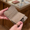 [French calf] <br>Hook -up wallet<br>color: Tope