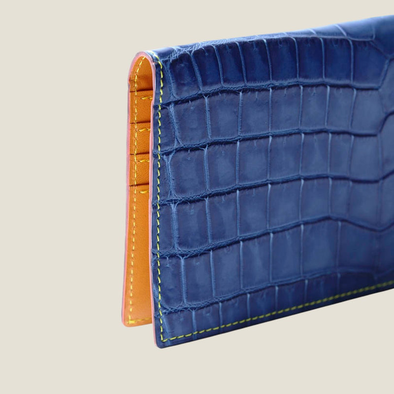 [Ai dyed crocodile] <br>Long wallet (no coin purse)