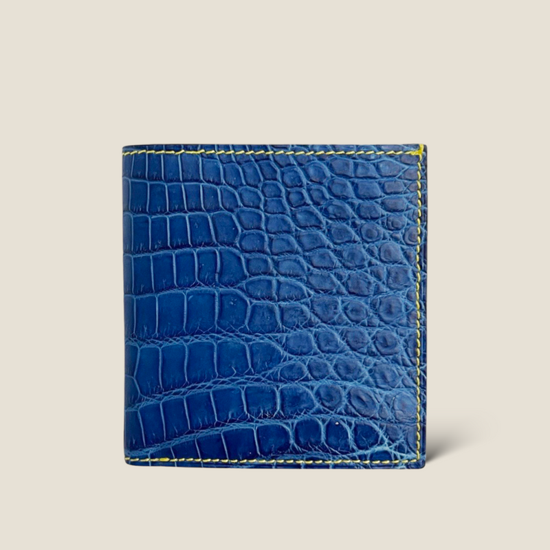 [Ai dyed crocodile] <br>Mini wallet (with coin purse)