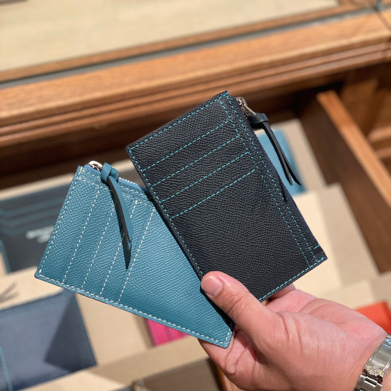 [French calf]<br>Fragment case<br>color: Gene Blue