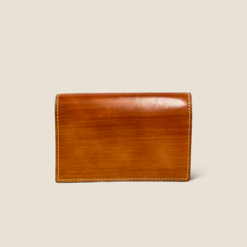 柿渋染酒袋刺し子名刺入れと鞄ミニ財布三点セット 柿渋染 柿渋染酒袋刺し子名刺入れと鞄ミニ財布三点セット 柿渋染