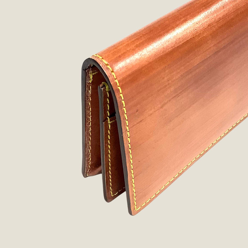 [Persimmon astringent dyeing] <br>Through gachi card case