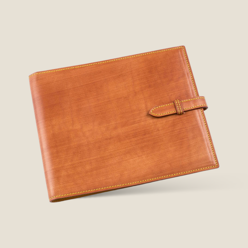 [Persimmon astringent dyeing] <br>16 x 19.2 Notebook cover<br>【Build-to-order manufacturing】