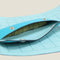 [スムースレザー] <br>リバーシ<br>color：ターコイズ×サックス