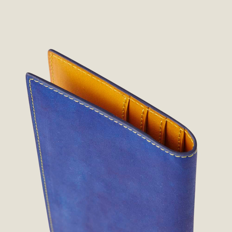 [Indigo dyed] <br>Long wallet (no coin purse)<br>[Made to order]