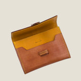 [Persimmon tangy dyed] <br>belt card case