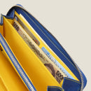 [Indigo dyed] <br>Round zip long <Standard>
