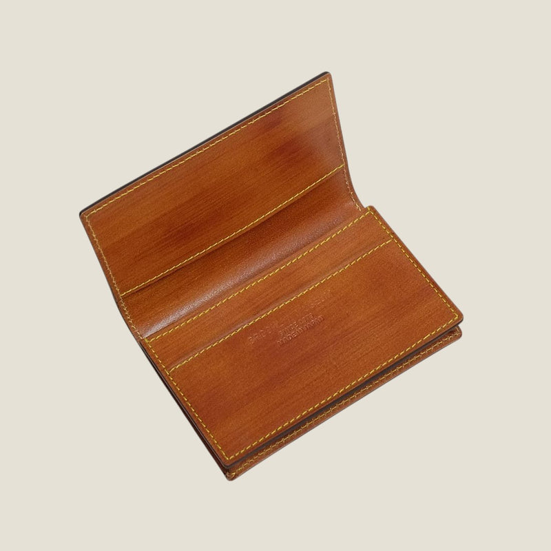 [Persimmon astringent dyeing] <br>Through gachi card case