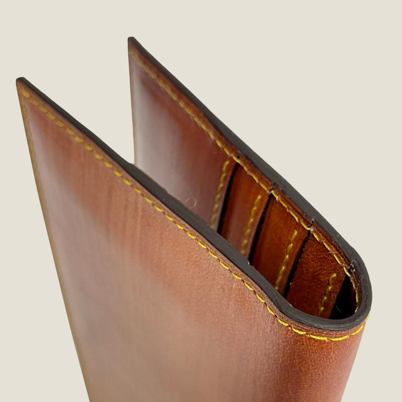 [Persimmon astringent dyeing] <br>Long wallet (no coin purse)