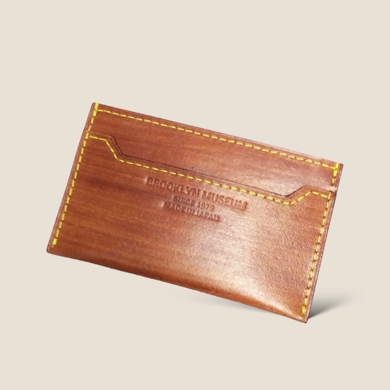 [Persimmon astringent dyeing] <br>Compact card case