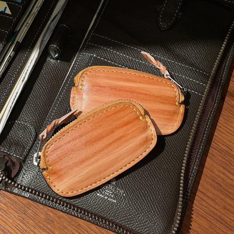 [柿渋染め] <br>スマートコインケース