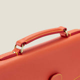 [French calf] <br>2 knob kabuse bag<br>color: orange<br>[Made to order]