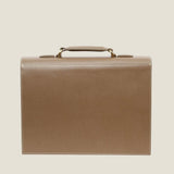 [French calf] <br>2 knob kabuse bag<br>color: taupe<br>[Made to order]