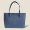 [French calf] <br>Medium tote bag<br>color: Ink blue<br>【Build-to-order manufacturing】