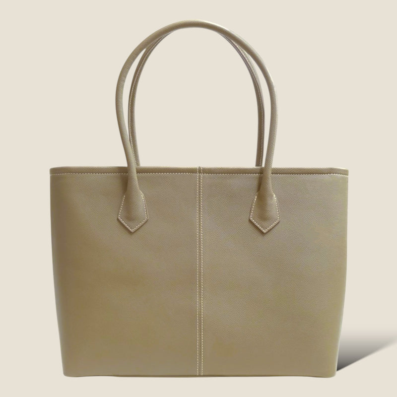 [French calf] <br>Royal tote bag<br>color: Tope