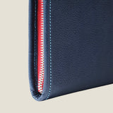 [Yamato] <br>round clutch bag<br>color: navy<br>[Made to order]