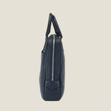 [Sustainable shrink leather] <br>briefcase<br>color: navy