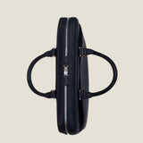 [Sustainable shrink leather] <br>briefcase<br>color: navy