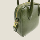 [シュリンクレザー]<br>ポストマンミニショルダー<br>color：ダークグリーン<br>【１１月下旬入荷予定】
