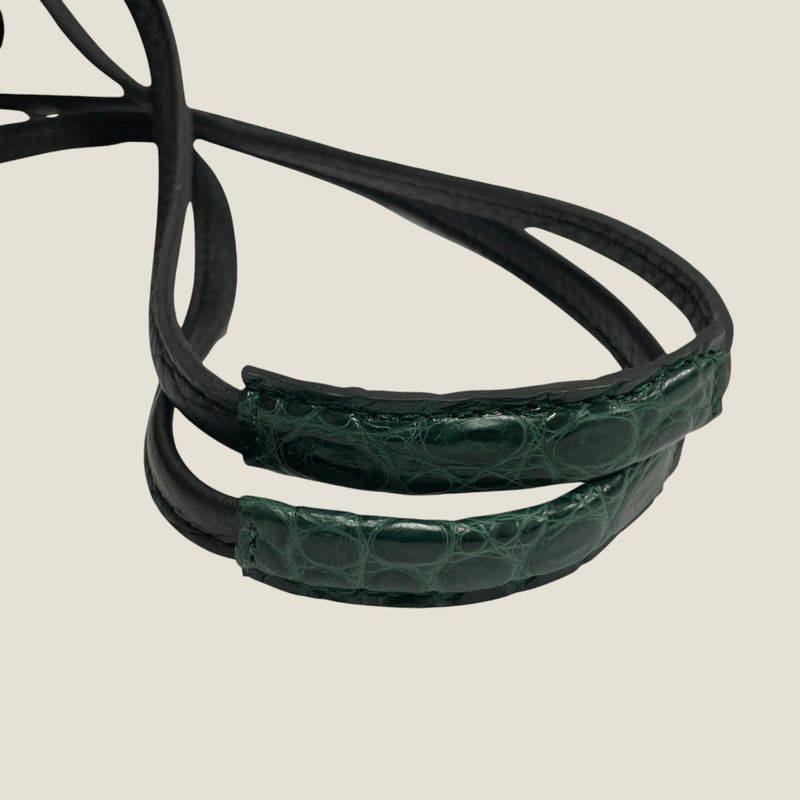 [Tryon Lagoon x Crocodile]<br>Drawstring bag<br>color: Black
