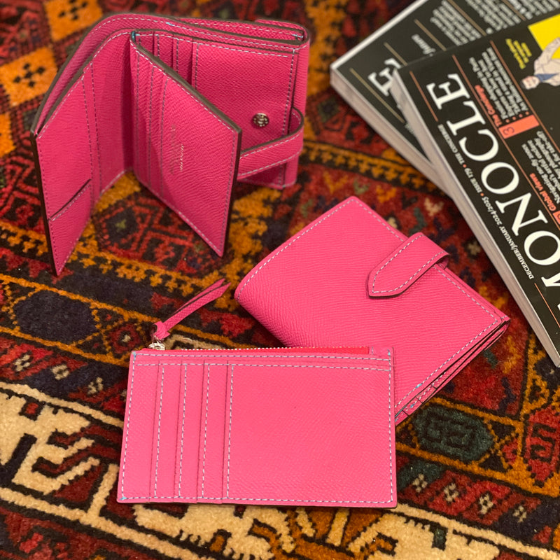 [French calf]<br>Fragment case<br>color: Fuchsha pink<br>[Made to order]