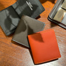 [French calf] <br>Mini wallet (with coin purse)<br>color: Dark brown