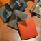 [French calf] <br>Mini wallet (with coin purse)<br>color: Dark brown