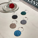 [カラークロコダイル] <br>グラスチャーム<br>color：レッド