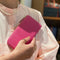 [French calf] <br>L Zip long wallet<br>color: Fuchsha pink