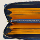 [Indigo dyed] <br>Round zip long <Standard>