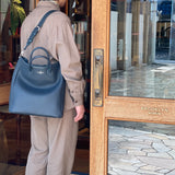 [Taurillon Lagoon]<br>parnet tote bag<br>color: navy