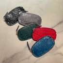 [藍染めクロコダイル] <br>スマートコインケース