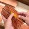 [Persimmon astringent dyeing]<br>Hook -up wallet
