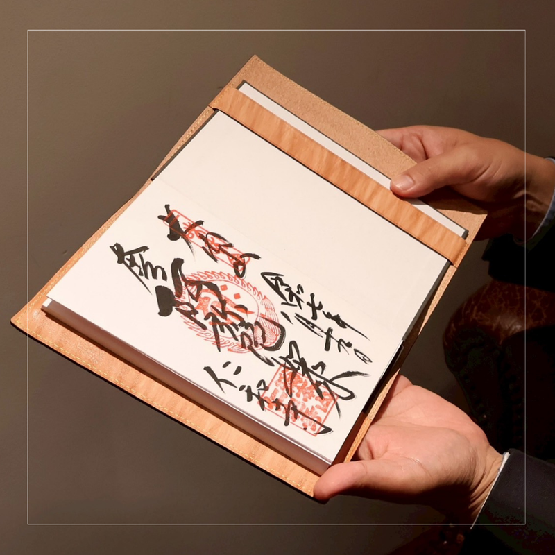 [BROOKLYN MUSEUM × NINNAJI]<br>御朱印カバーL<br>color：ヤマト ボルドー