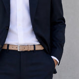 [Gloss cordovan] <br>30mm belt<br>color: natural